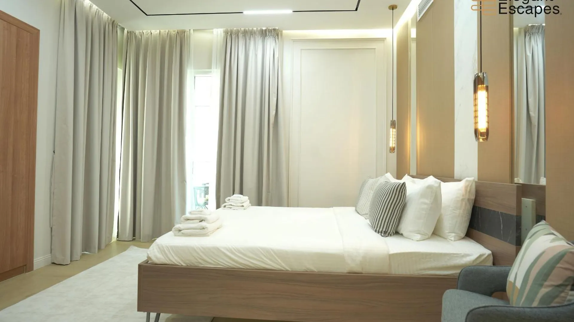 두바이 Stylish 1B In Heart Of Marina Near Attractions 아파트